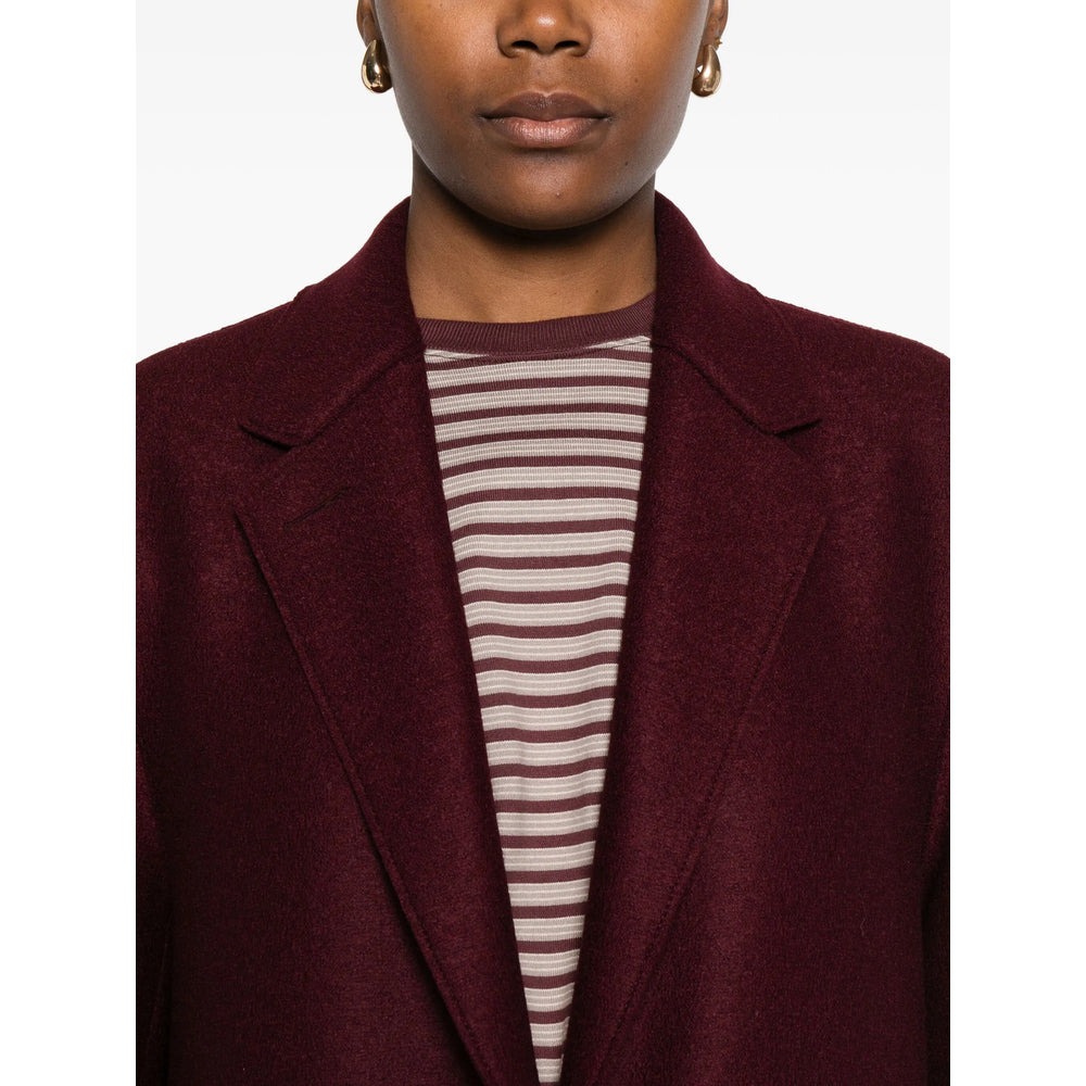 Harris Wharf London Red Coats - Single Breasted Coats Women - 3