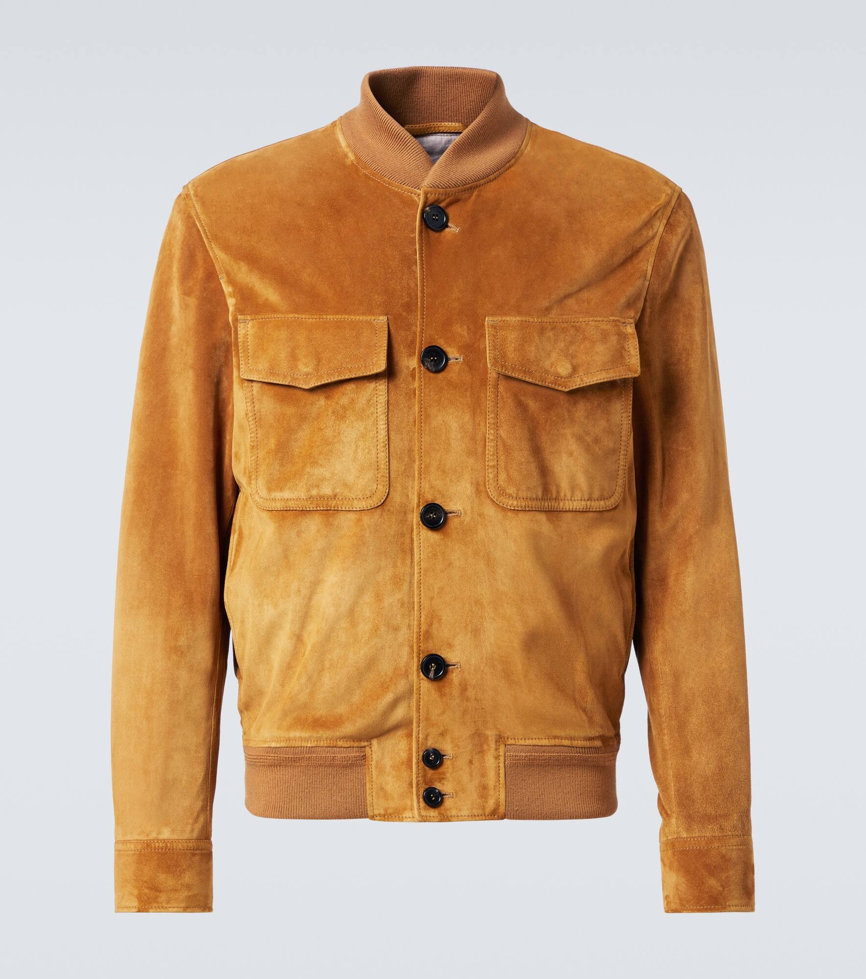 Suede bomber jacket - 1