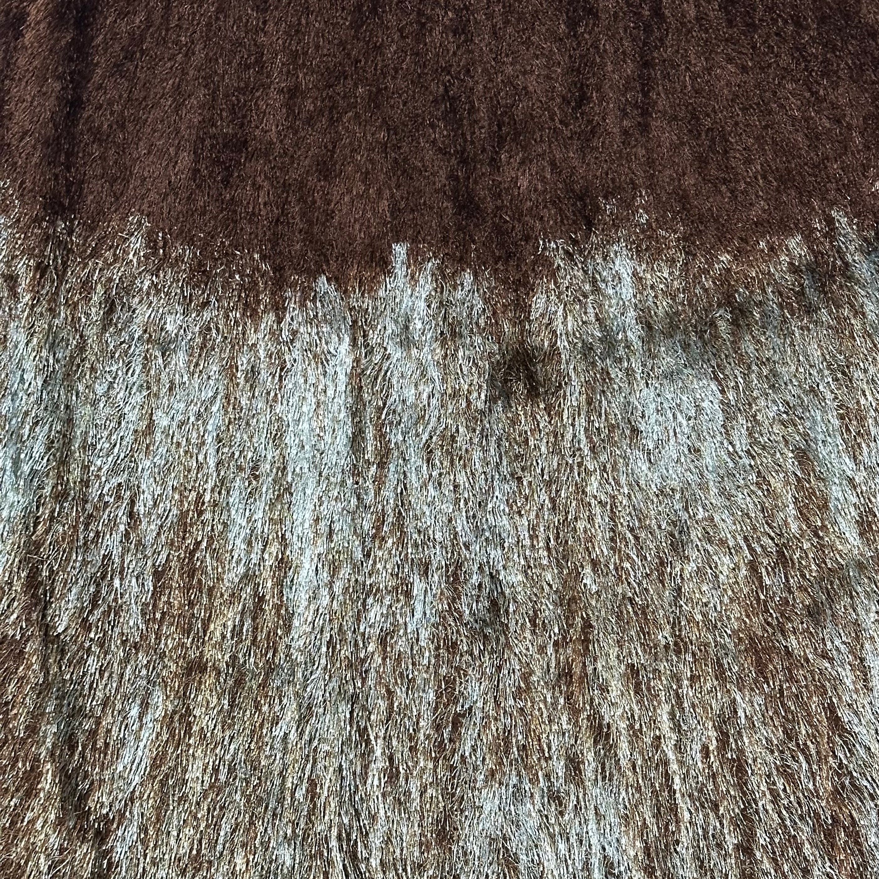 PLEATS PLEASE ISSEY MIYAKE Shaggy Long Skirt - 4