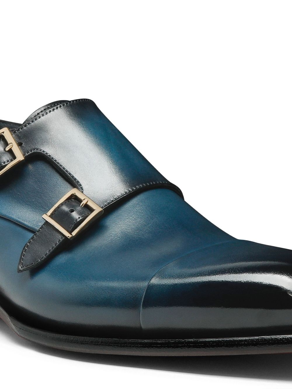 leather monk shoes - 5