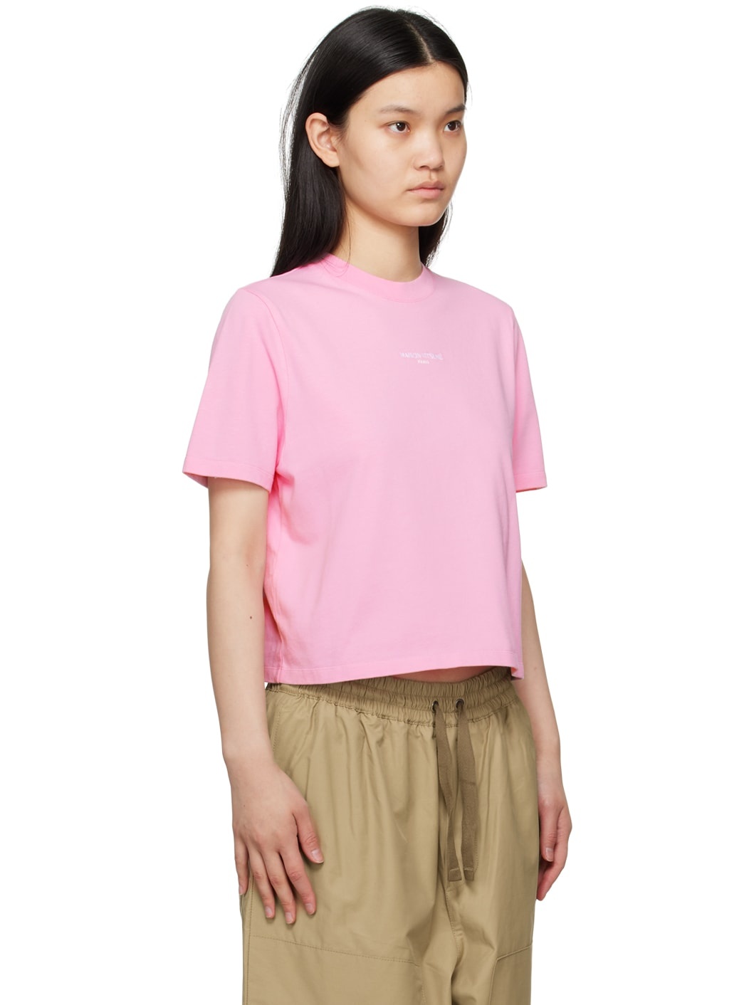 Pink Embroidered T-Shirt - 2