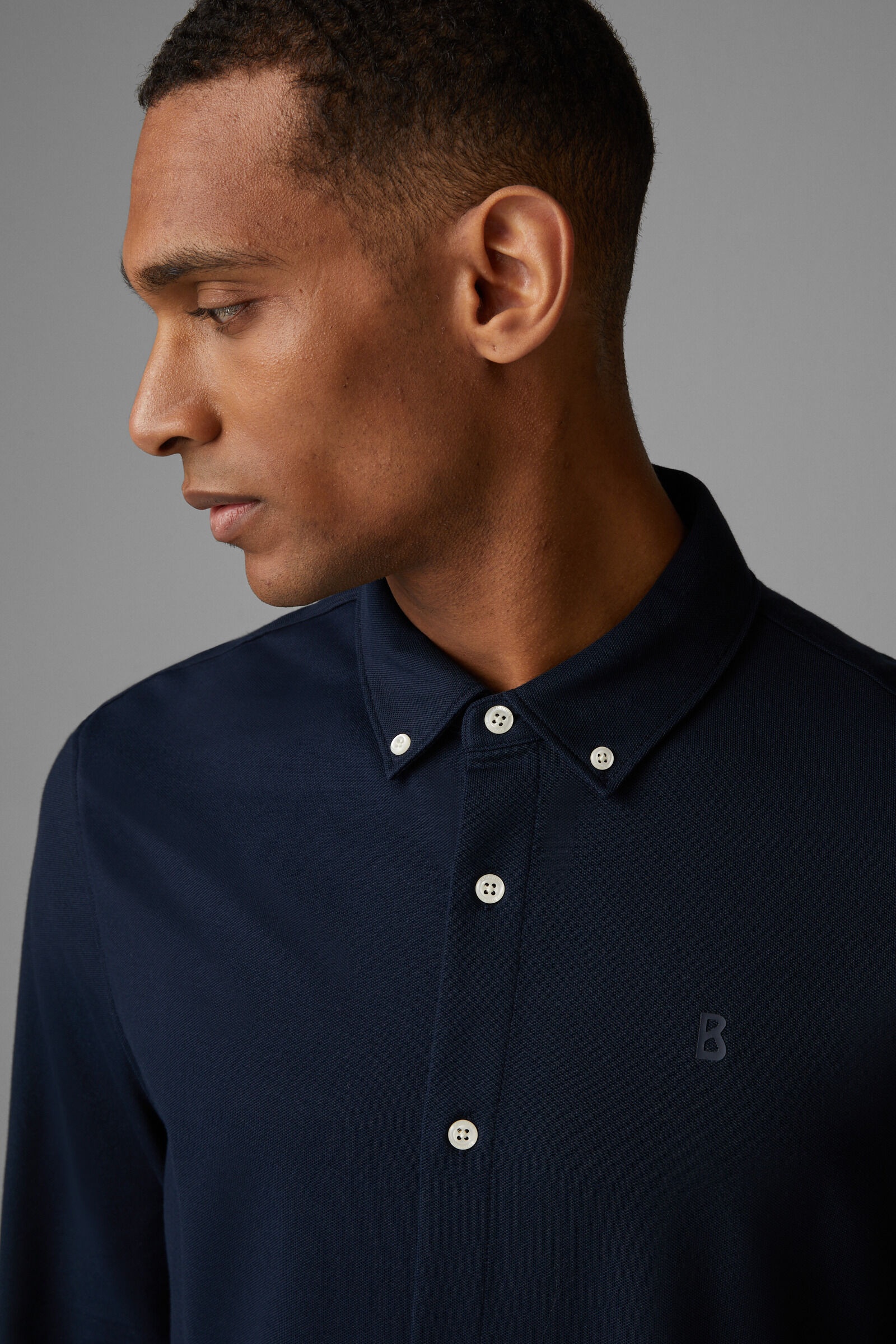 Franz Shirt in Navy blue - 4