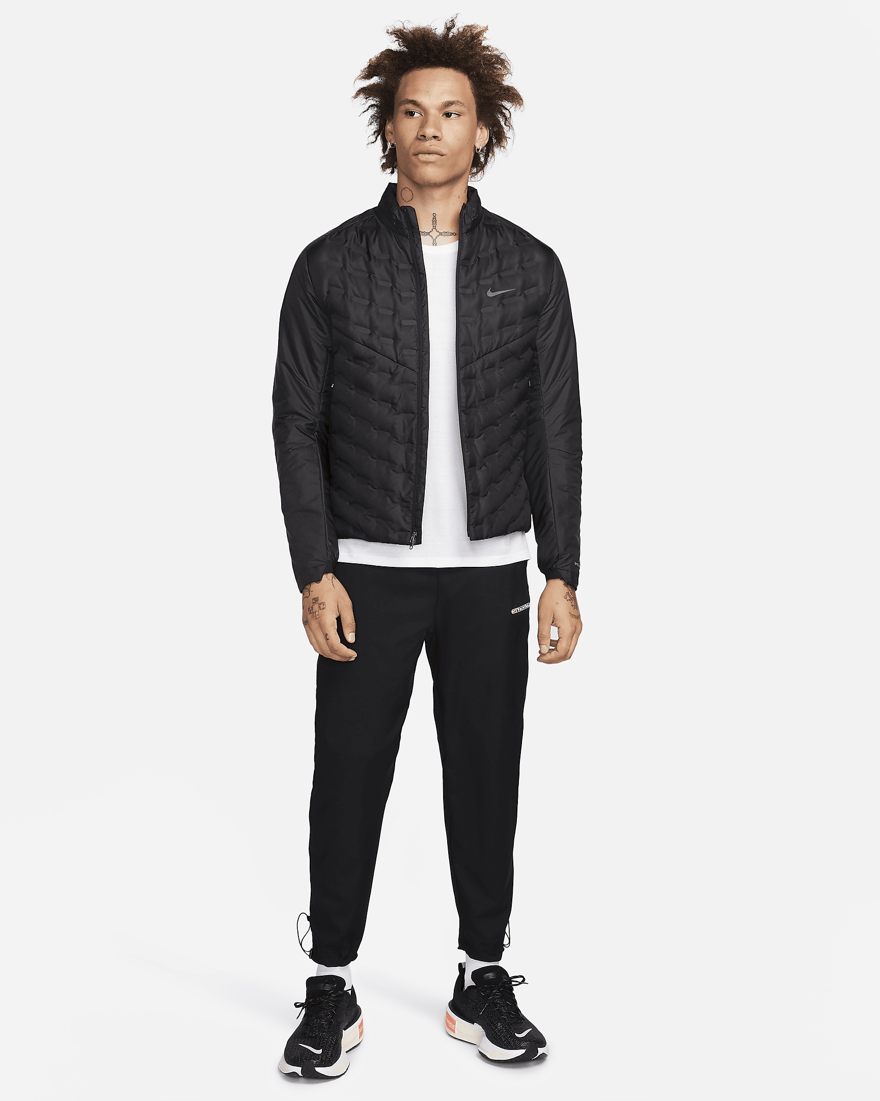 Nike Aeroloft ジャケット L ブラック Nike Aeroloft Jacket | Runnerinn