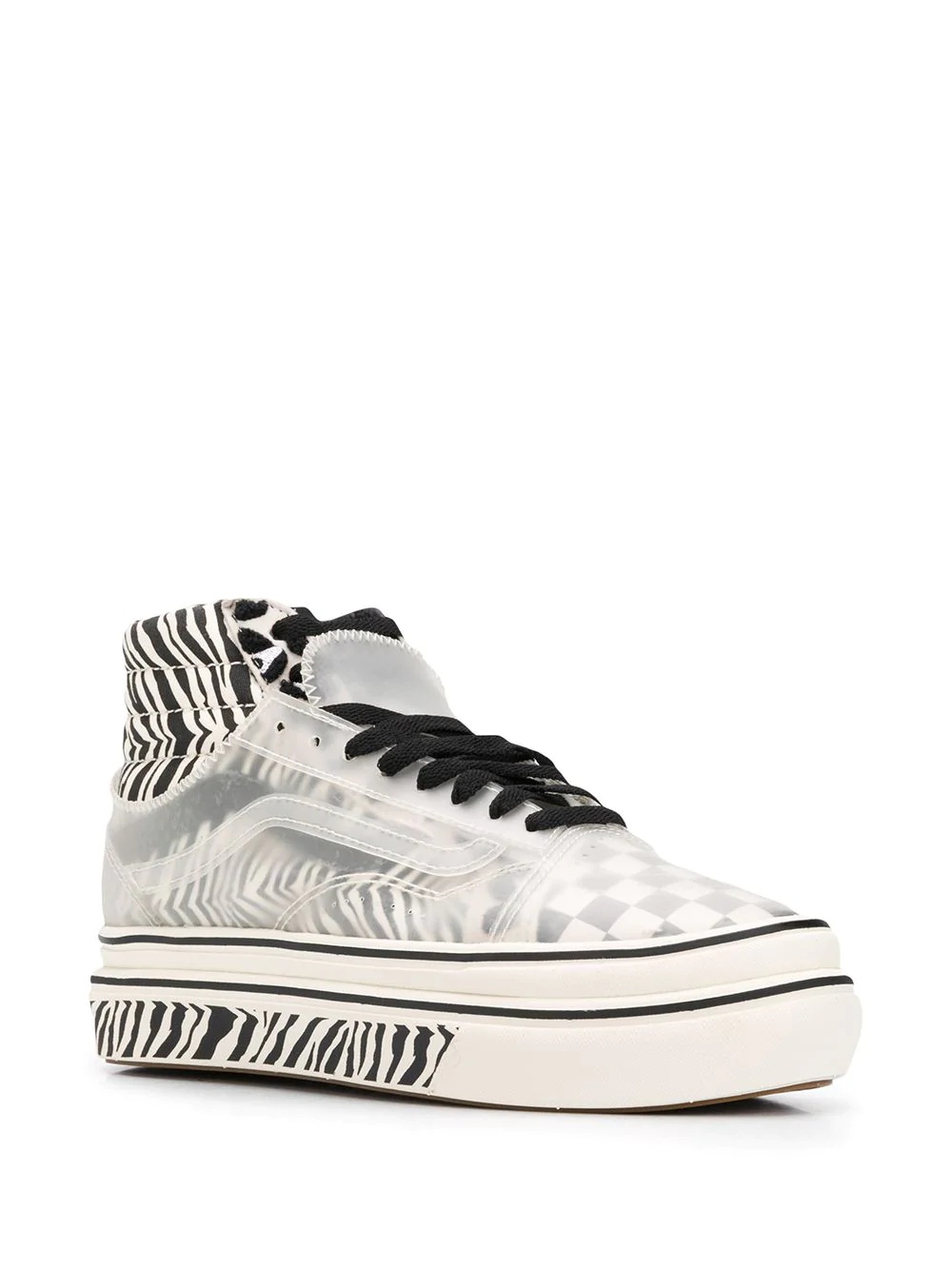 mixed media Comfycush Sk8-Hi Skool trainers - 2