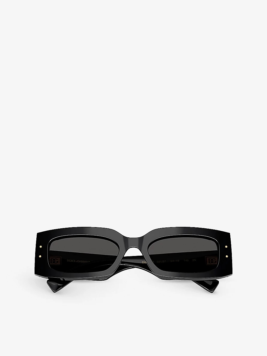 DG4479 Rectangle-Frame Acetate Sunglasses - 5