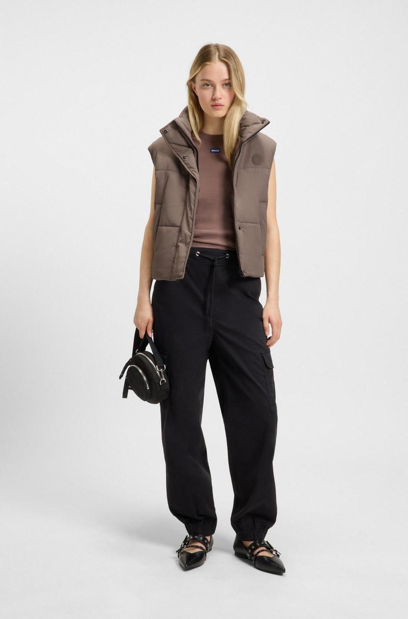 HUGO WATER-REPELLENT GILET WITH SILICONE HUGO BADGE outlook