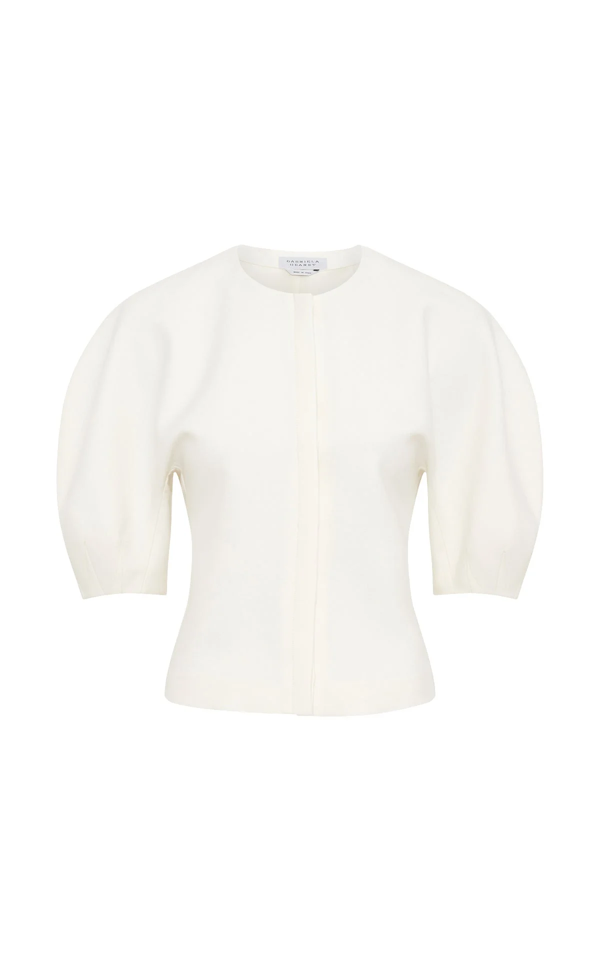 Waverly Top in Ivory Recycled Wool - 1