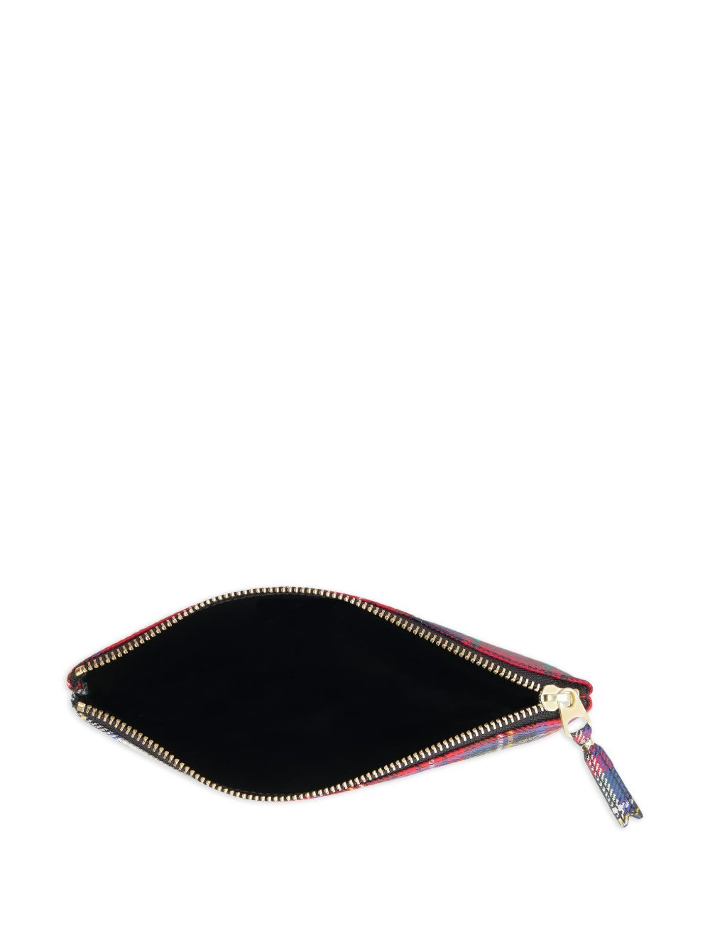 tartan patchwork clutch - 3