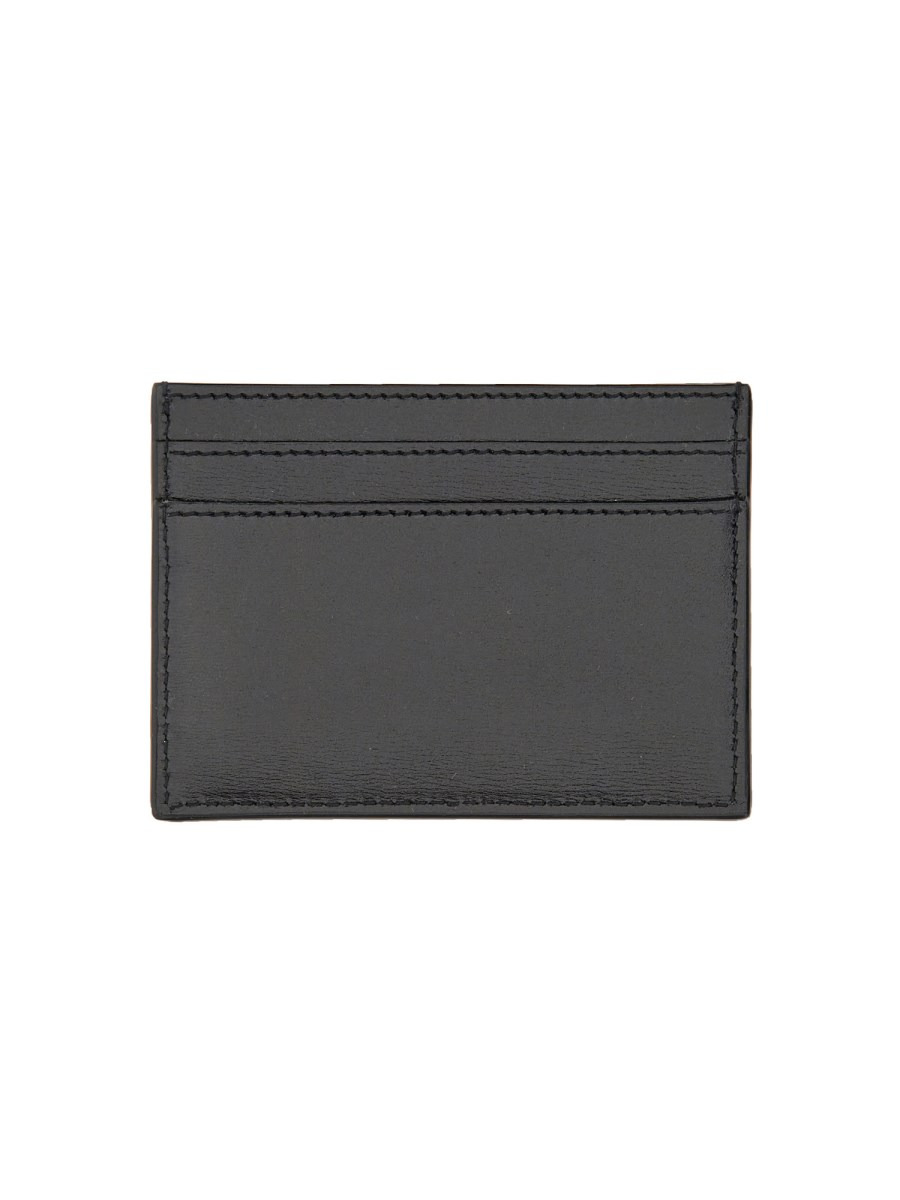 PORTACARTE IN PELLE LUCIDA CON LOGO MONOGRAM - 2