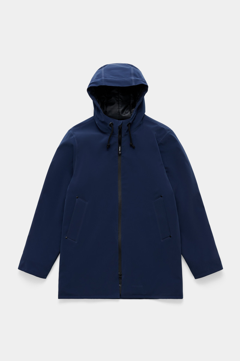 Stockholm Matte Winter Coat Navy 5