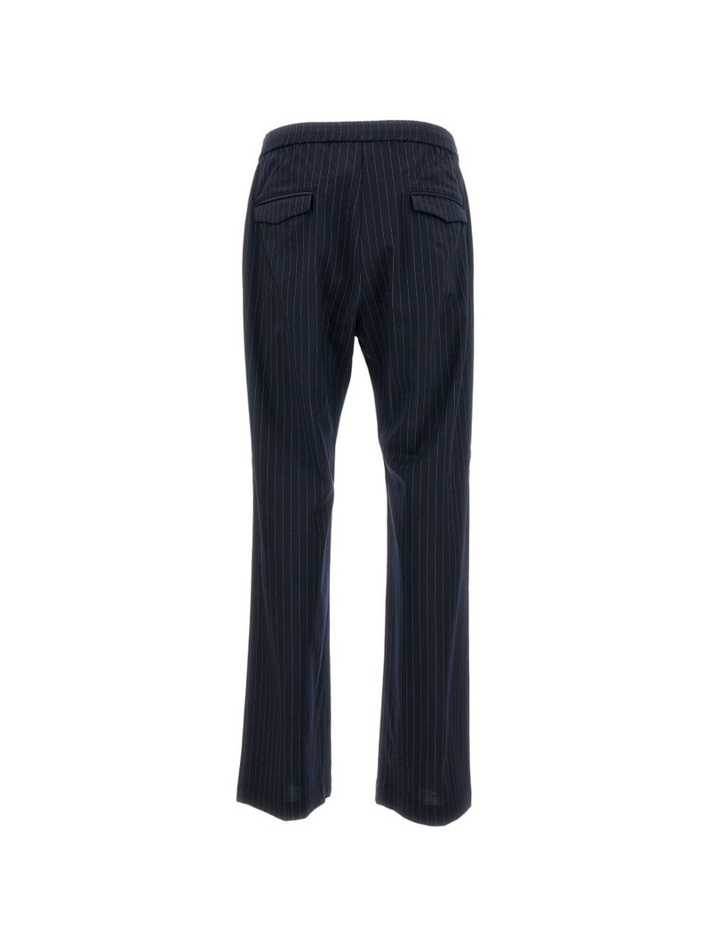 BARENA pinstriped elasticated trousers outlook