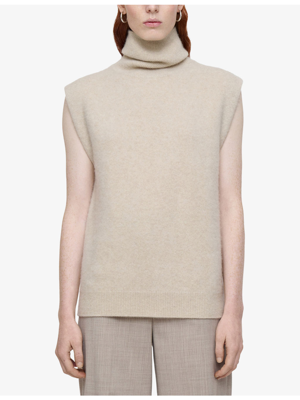 Brushed Cashmere Vest - 3