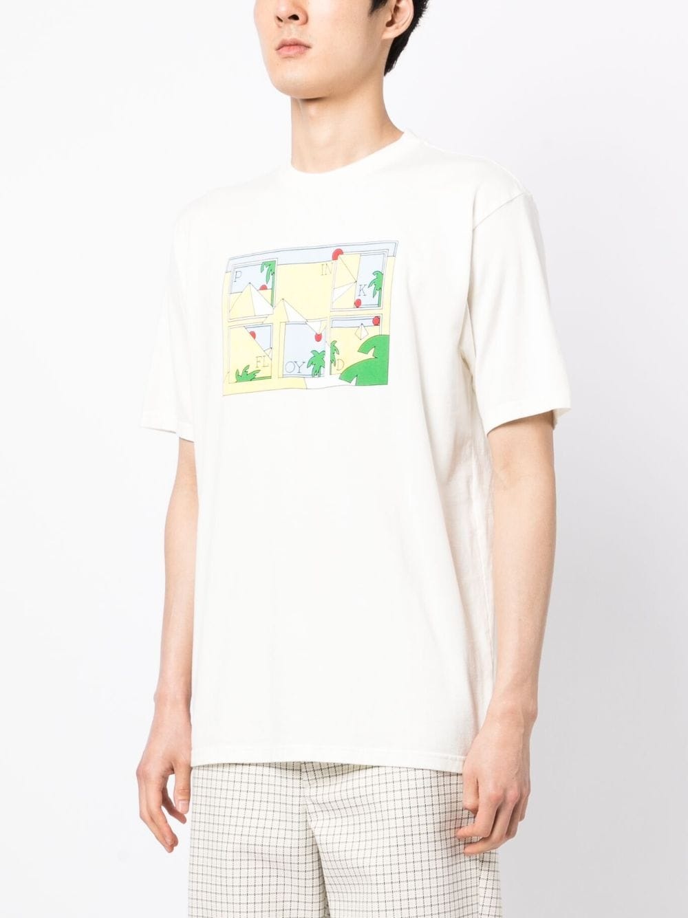 slogan-print cotton T-shirt - 3