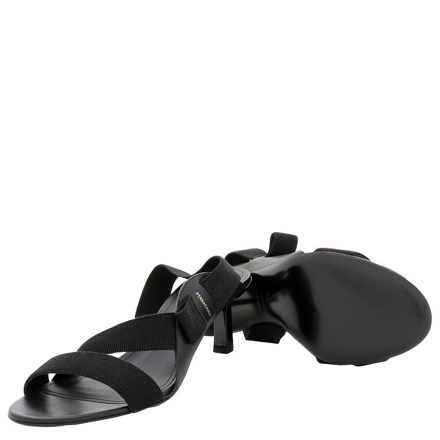 Ferragamo Black Vara Bow Vale 55 Sandals - 2