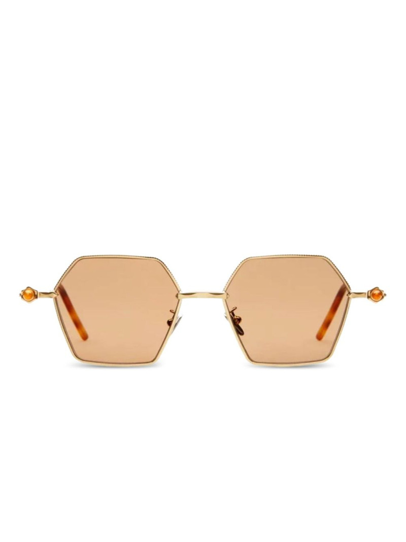 geometric-frame sunglasses 1