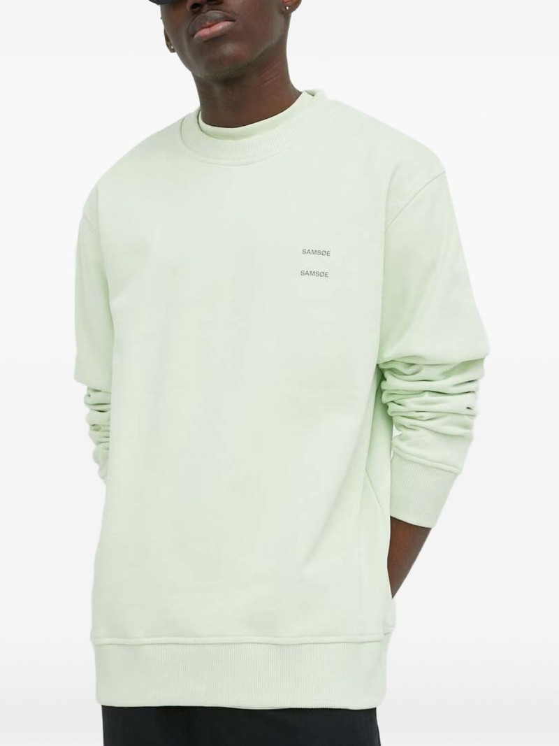 logo-detail crew-neck sweatshirt 1