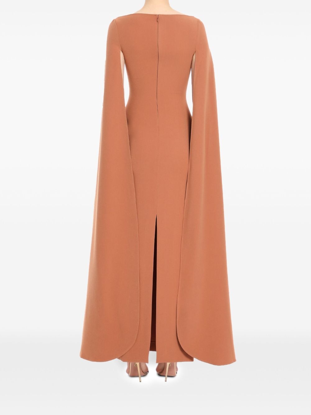The Sadie cape-design maxi dress - 4