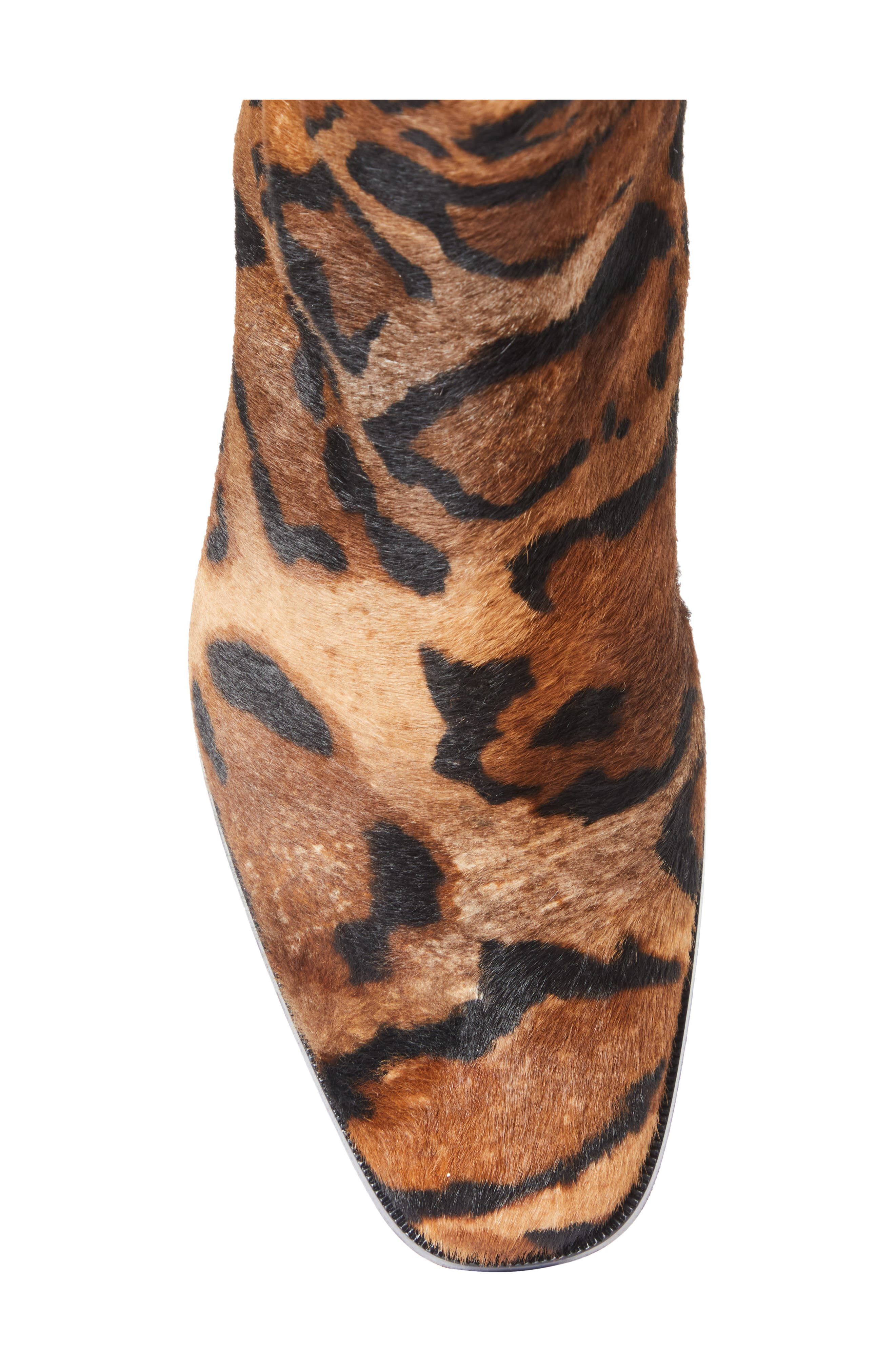 Christian Louboutin Ziggissimo Genuine Calf Hair Ankle Boot in Brown Print Calf Hair at Nordstrom - 5