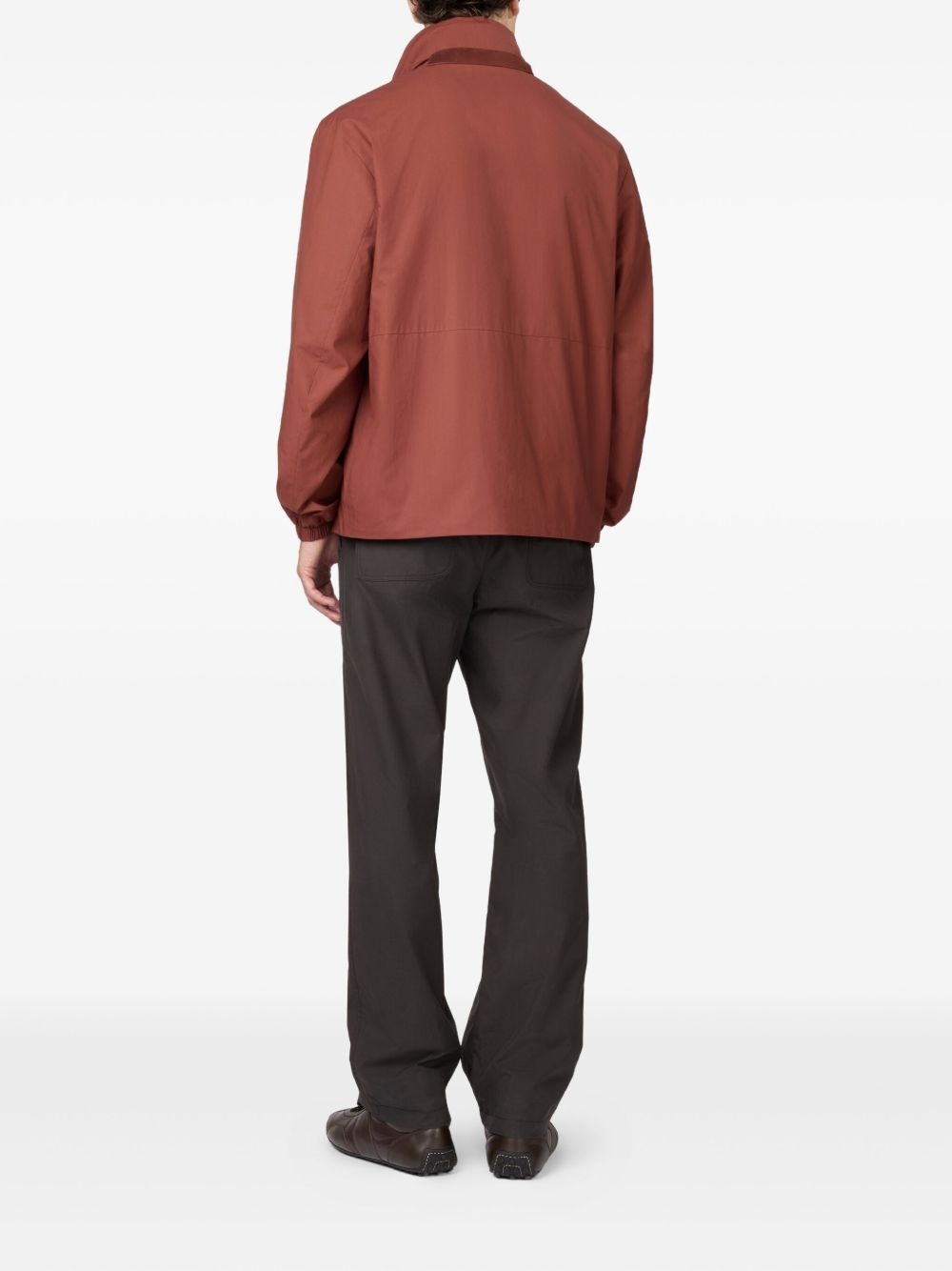 zip-front cotton jacket - 3