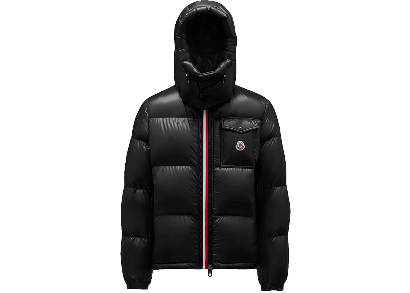 Moncler Montbeliard Short Down Jacket Black - 1