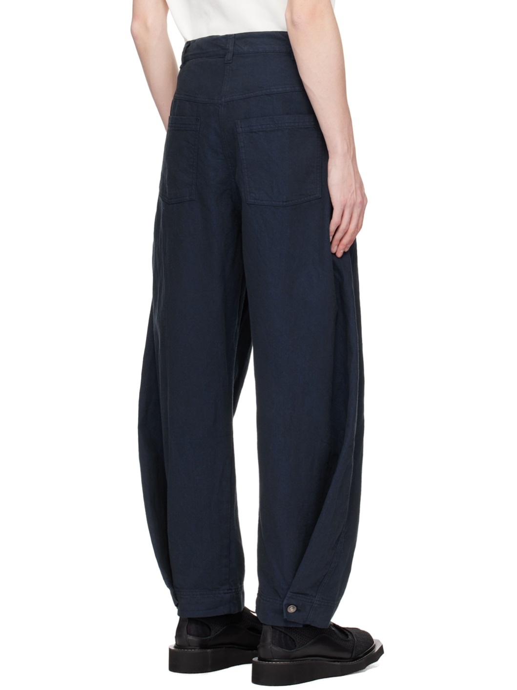 Navy Post Jeans - 3