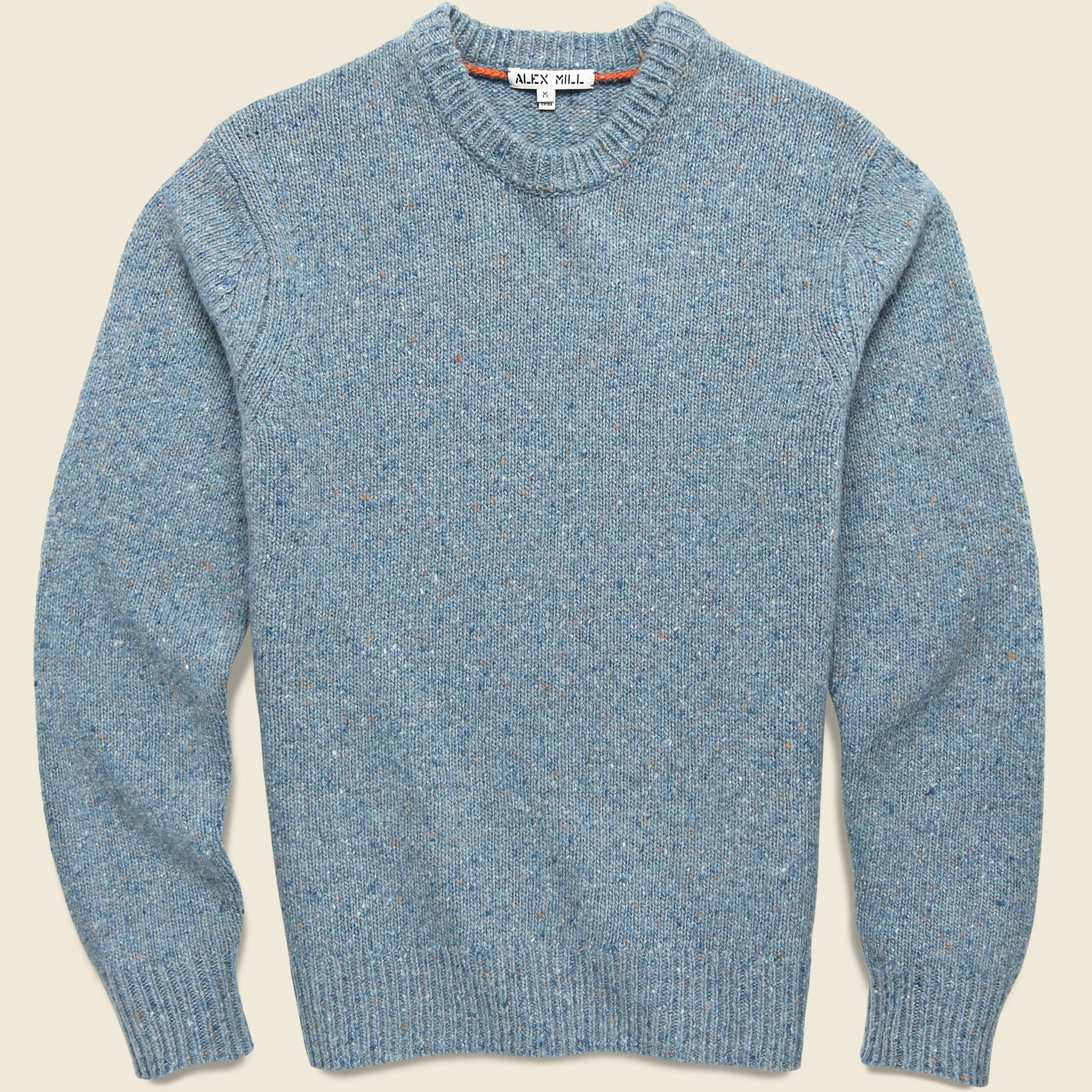 Donegal Wool Sweater - Sea Mist - 1