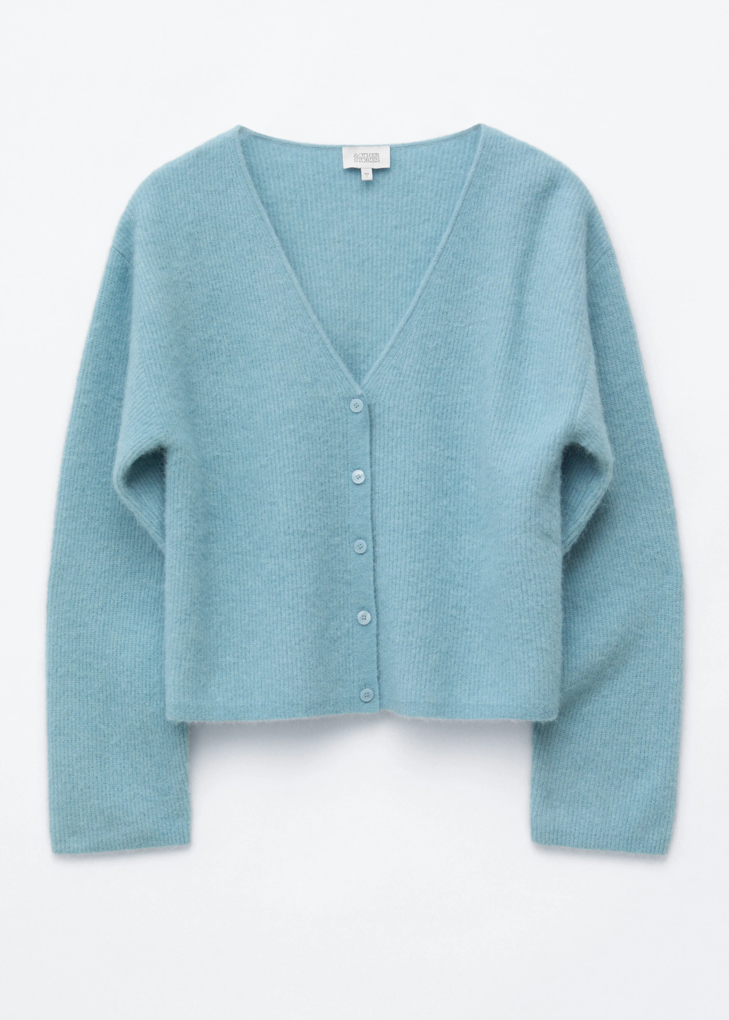 Alpaca-Blend Cardigan - 1