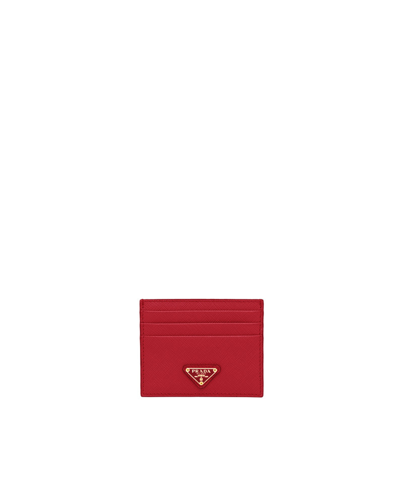 Saffiano Leather Card Holder - 1