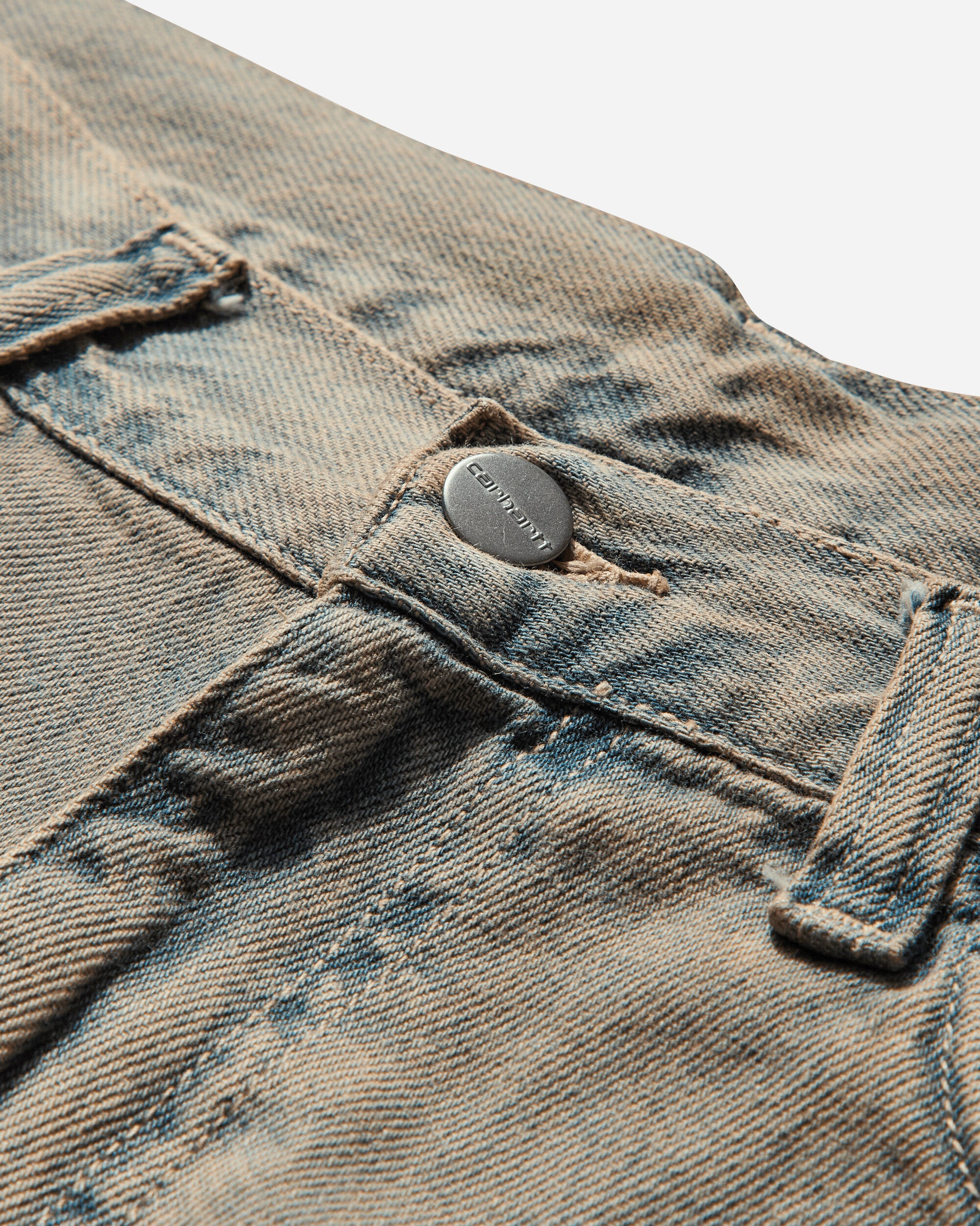 Men's Landon Pants Blue / Leather (Garment Dyed) - 3