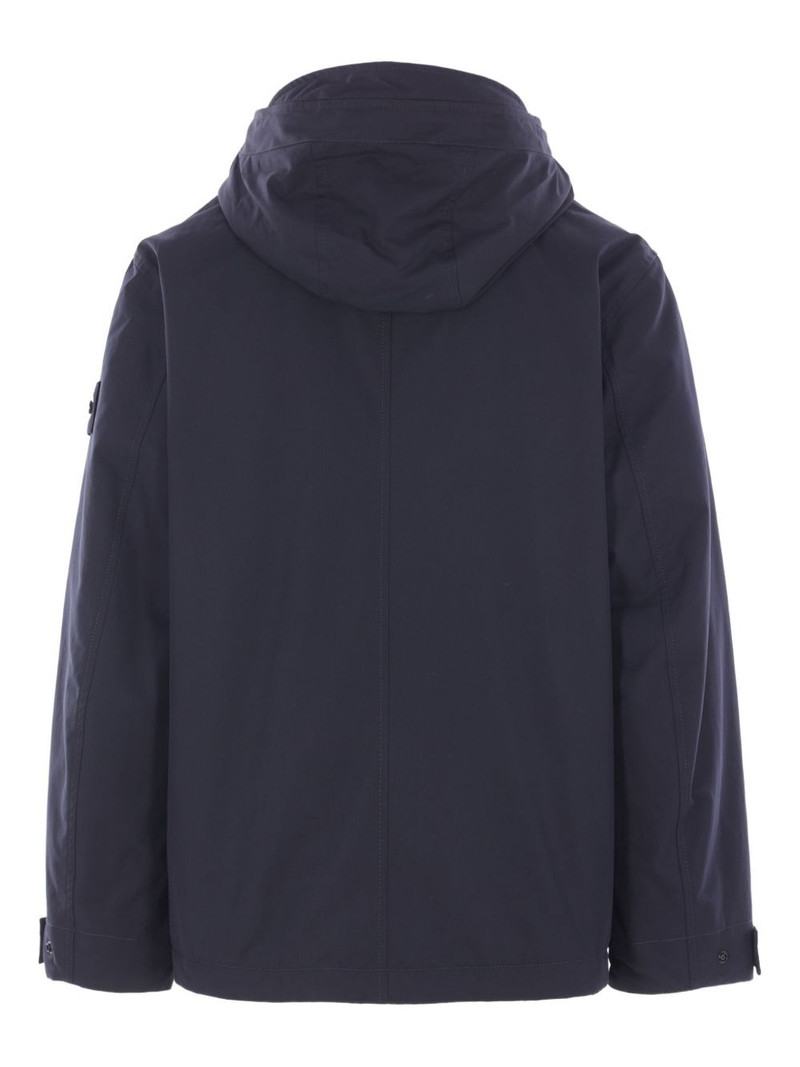Stone Island hooded cotton jacket outlook