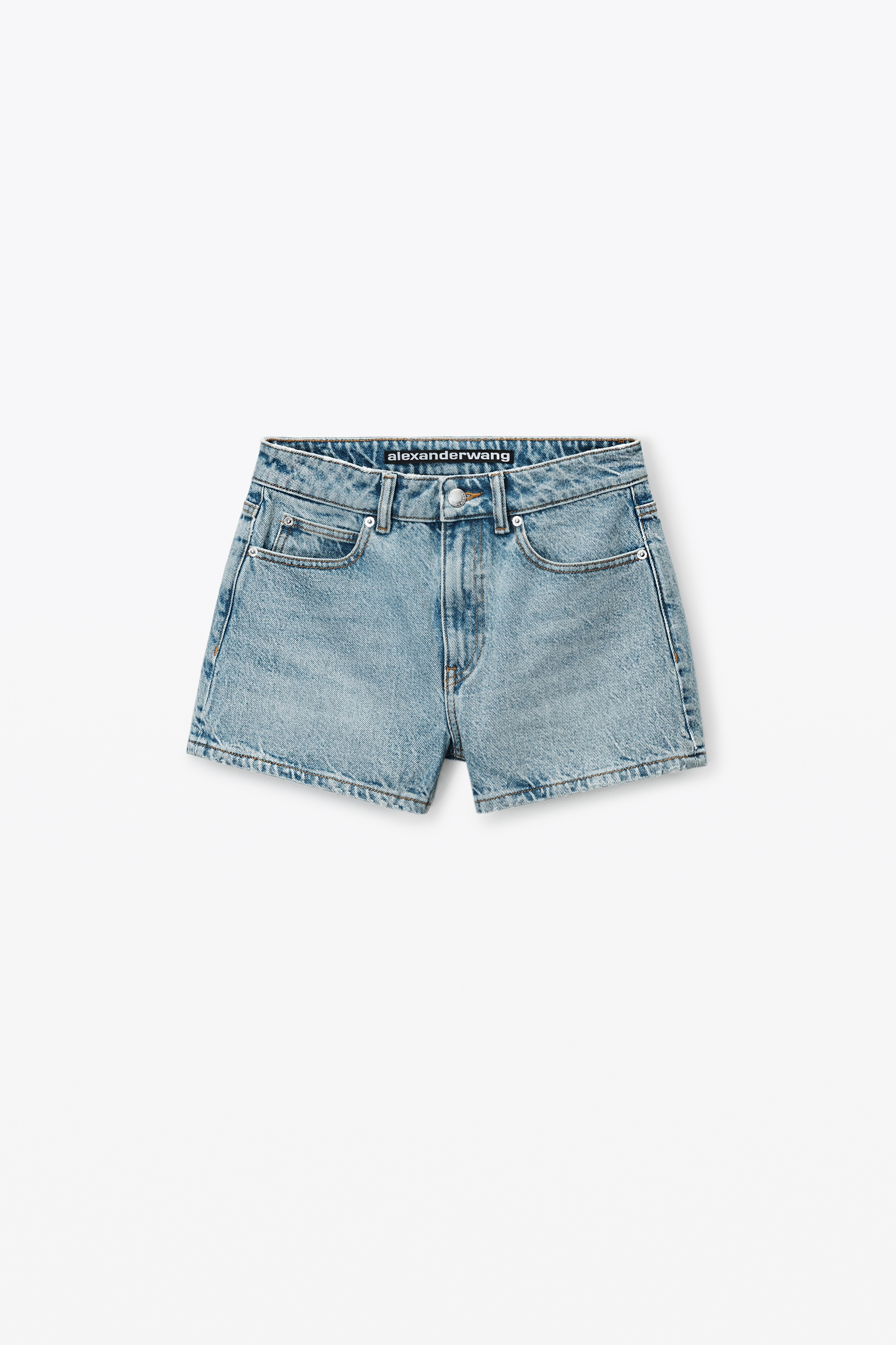 SHORTY HIGH-RISE SHORT IN DENIM - 1