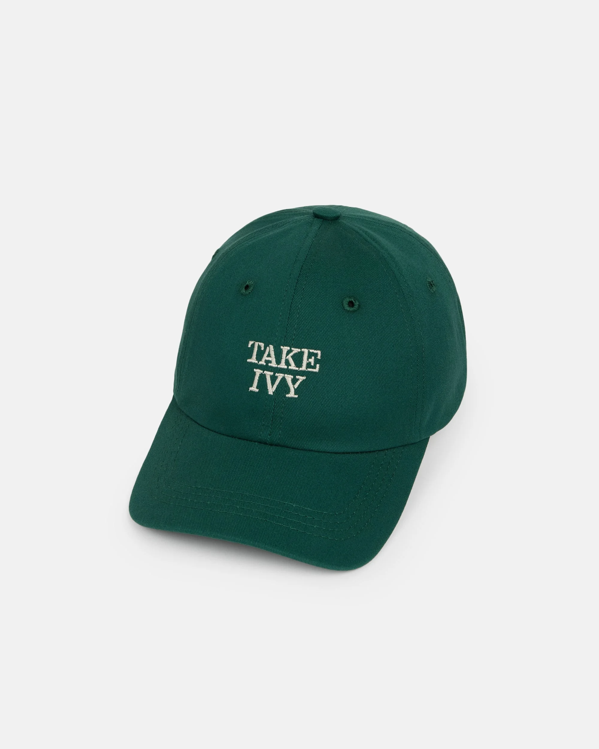 MADE-IN-USA TAKE IVY GREEN DAD HAT - 1