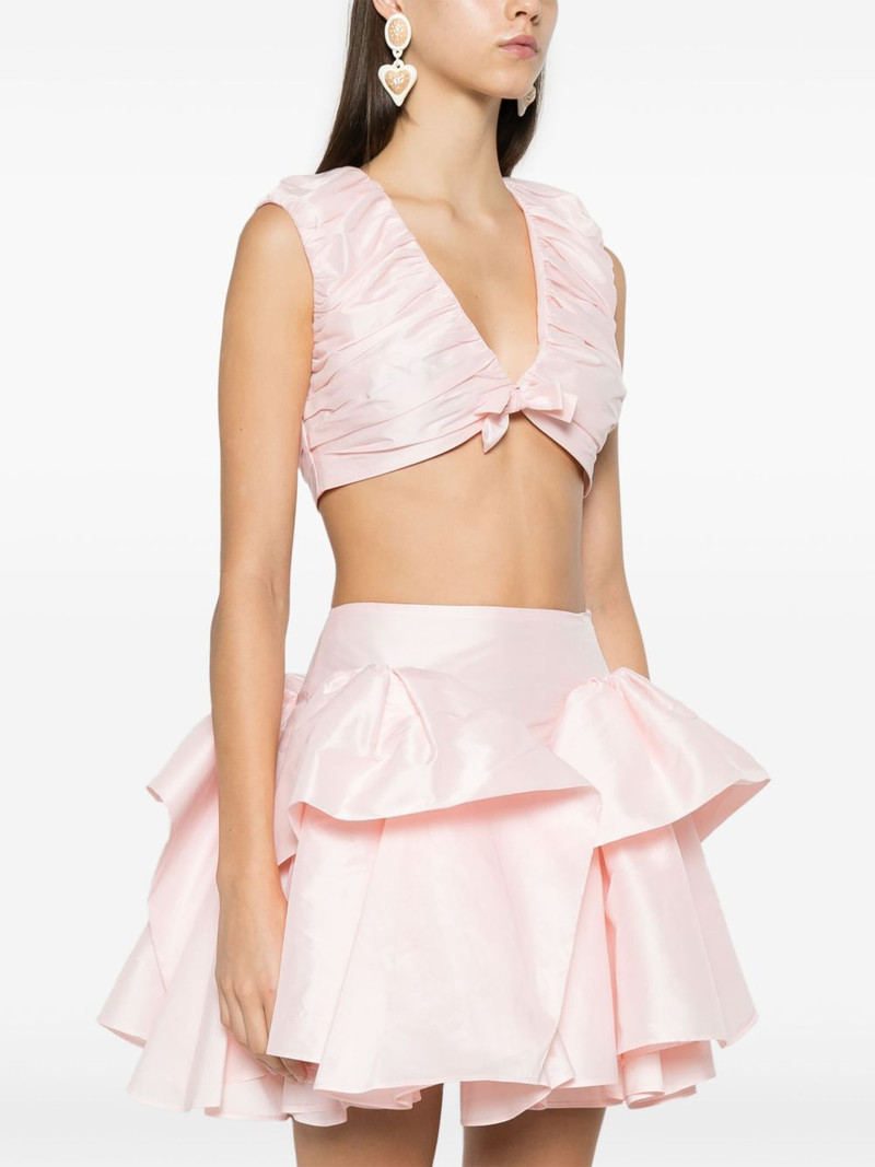 pleated cropped top 3