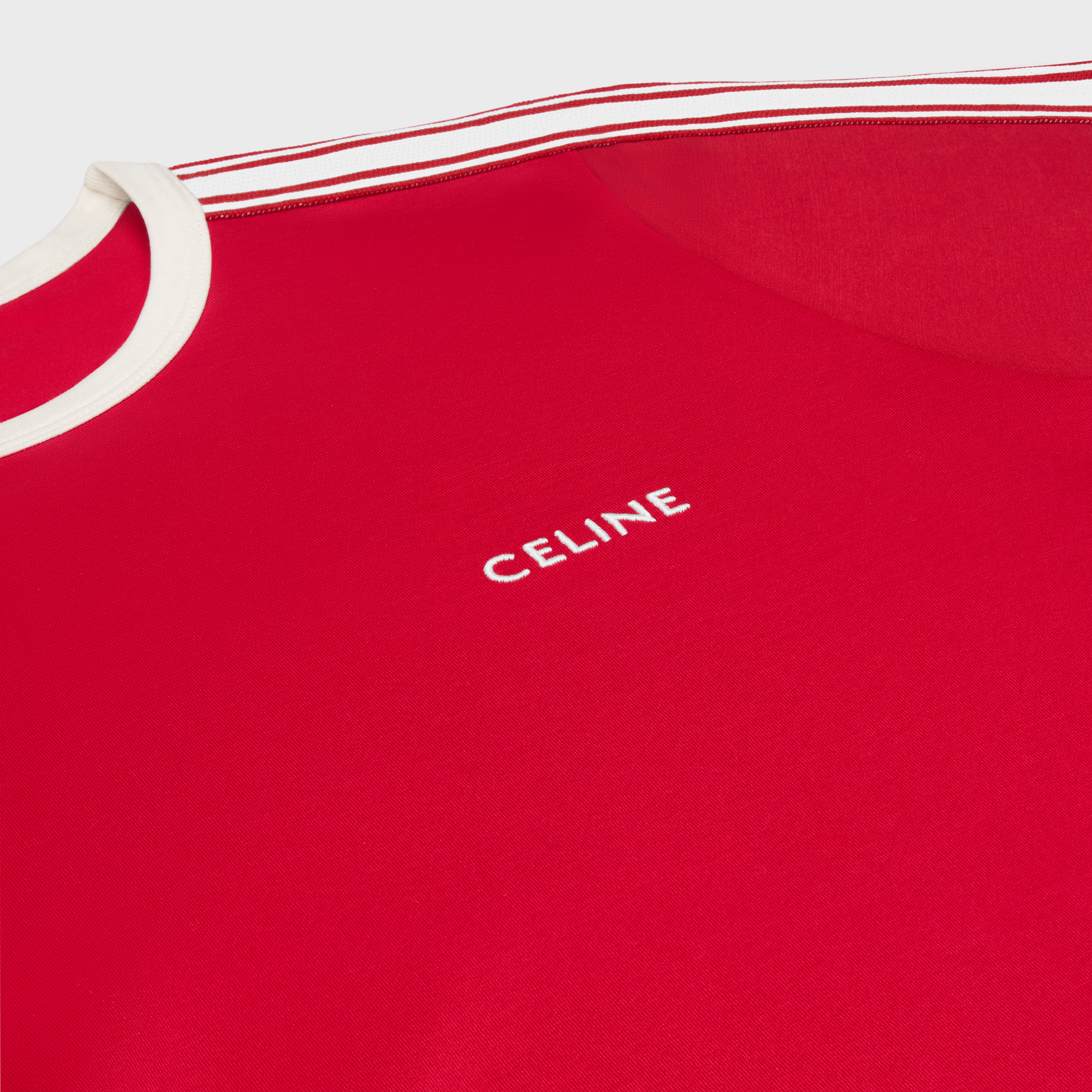 celine regular t-shirt in cotton jersey - 4