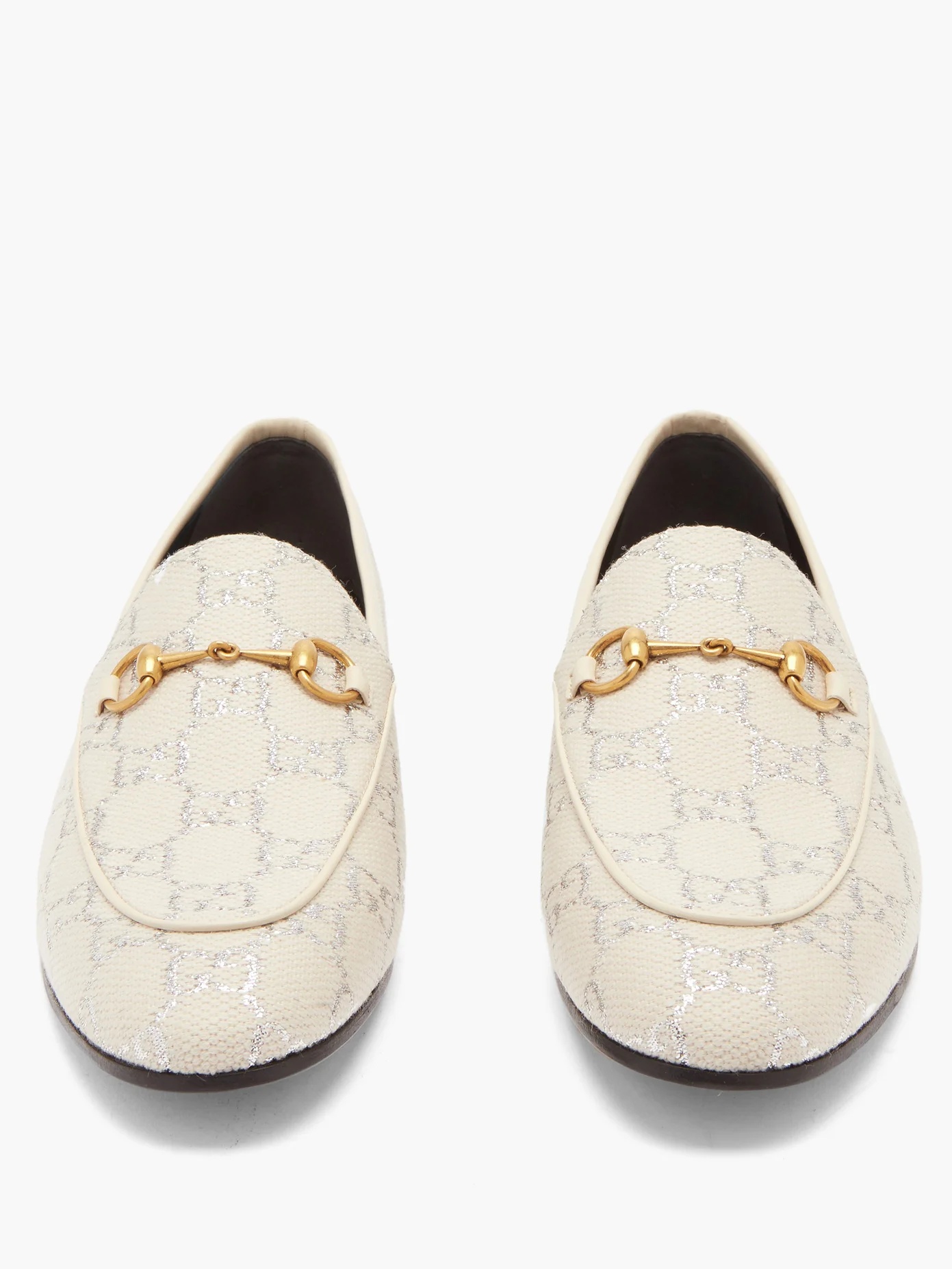 Jordaan GG-monogram lamé loafers - 5