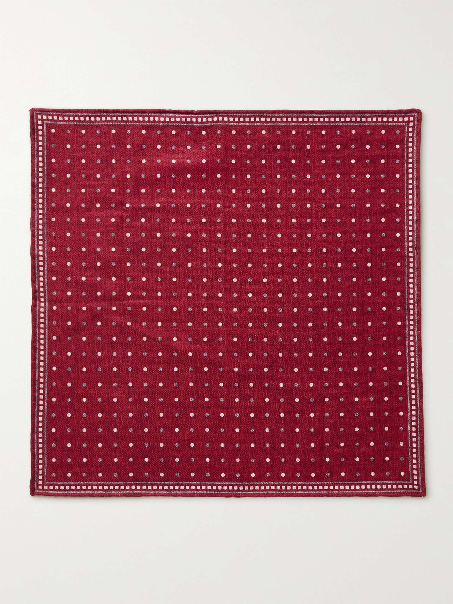 Reversible Printed Silk Pocket Square - 2