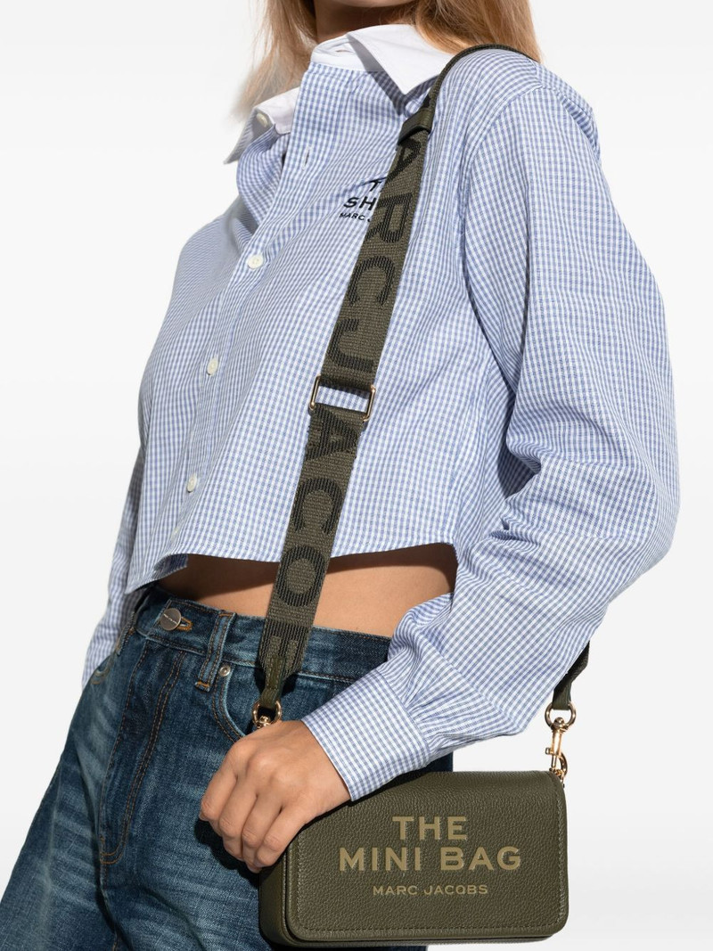 Marc Jacobs mini debossed-logo clutch bag outlook