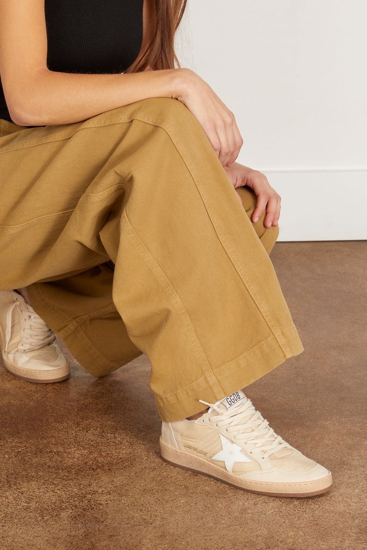 Ball Star Sneaker in White/Milk - 2