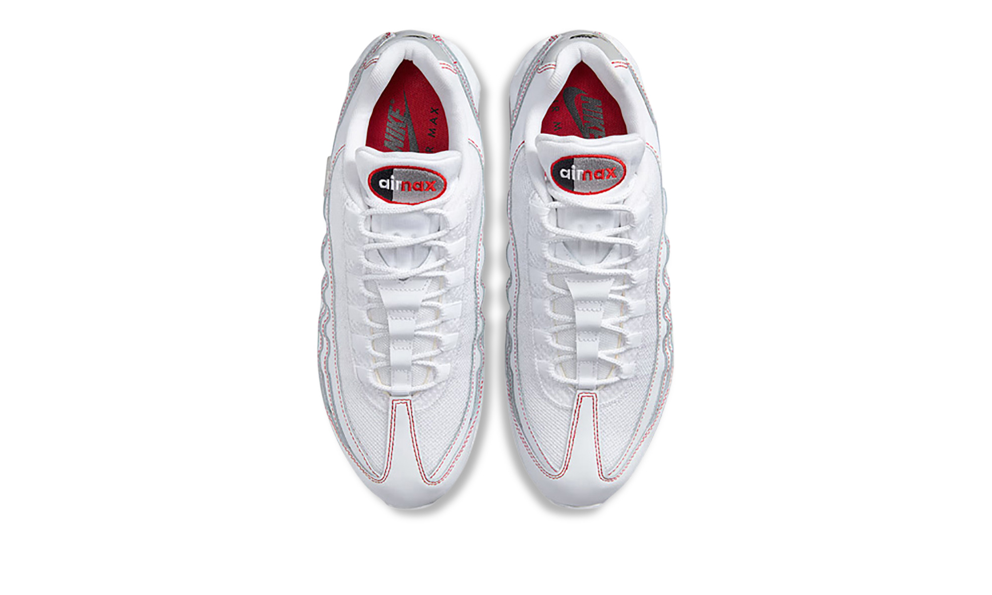 Air Max 95 OG "Big Bubble White University Red" - 2