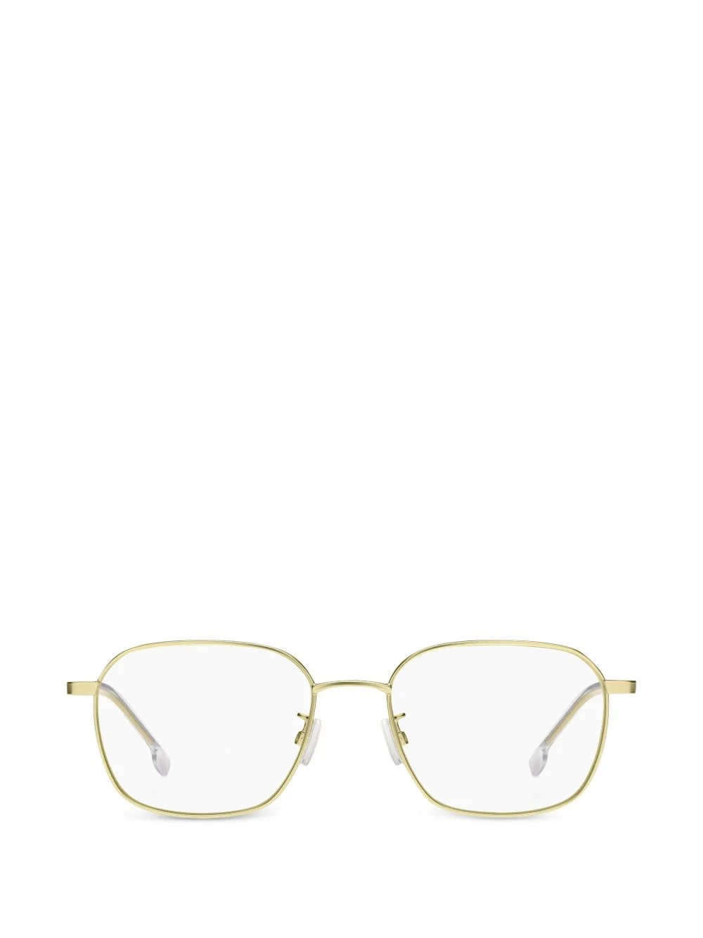 geometric-frame glasses - 1