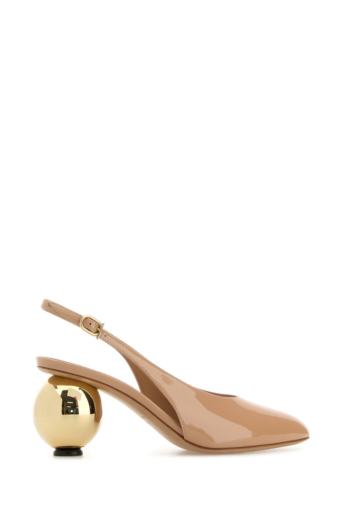 Skin pink leather Tessie 70 pumps - 3