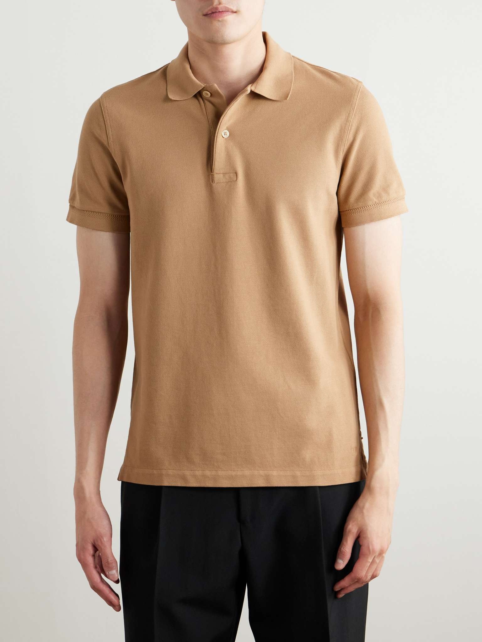 Garment-Dyed Cotton-Piqué Polo Shirt - 3