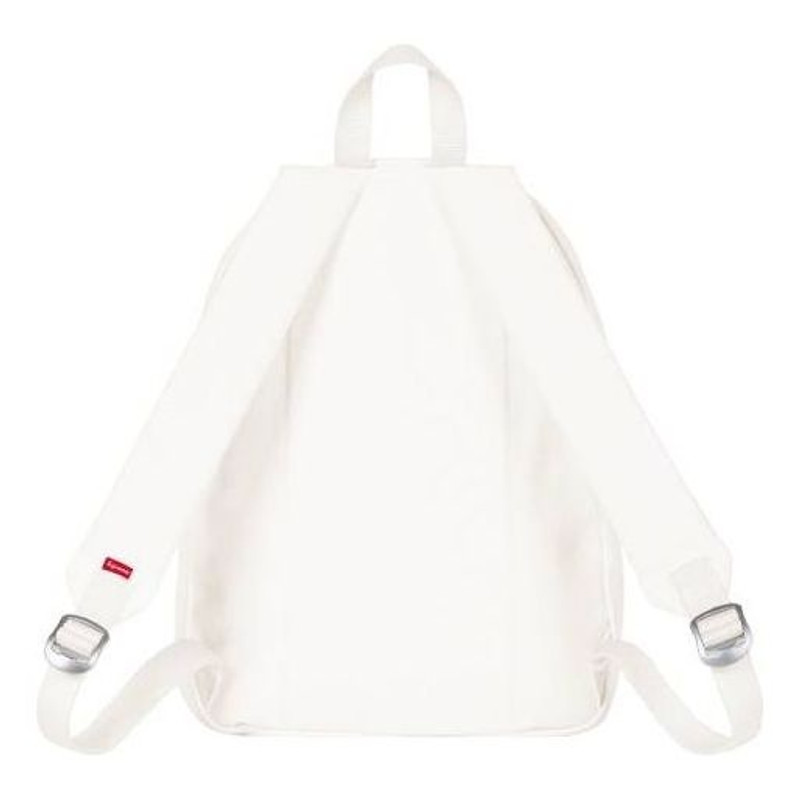 Supreme Supreme Canva Backpack 'White Red' SUP-FW21-051 outlook