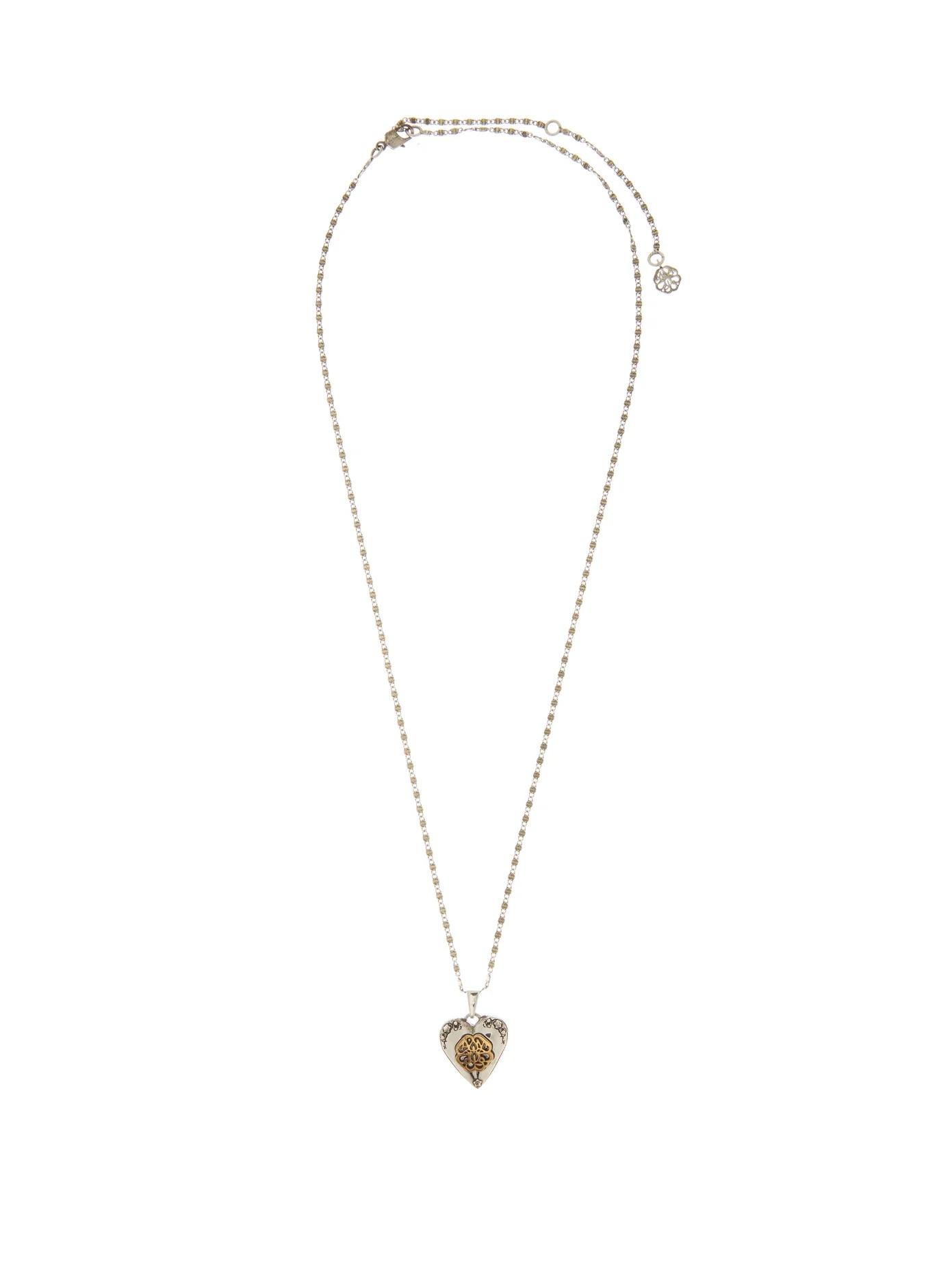 Heart-locket chain necklace - 1