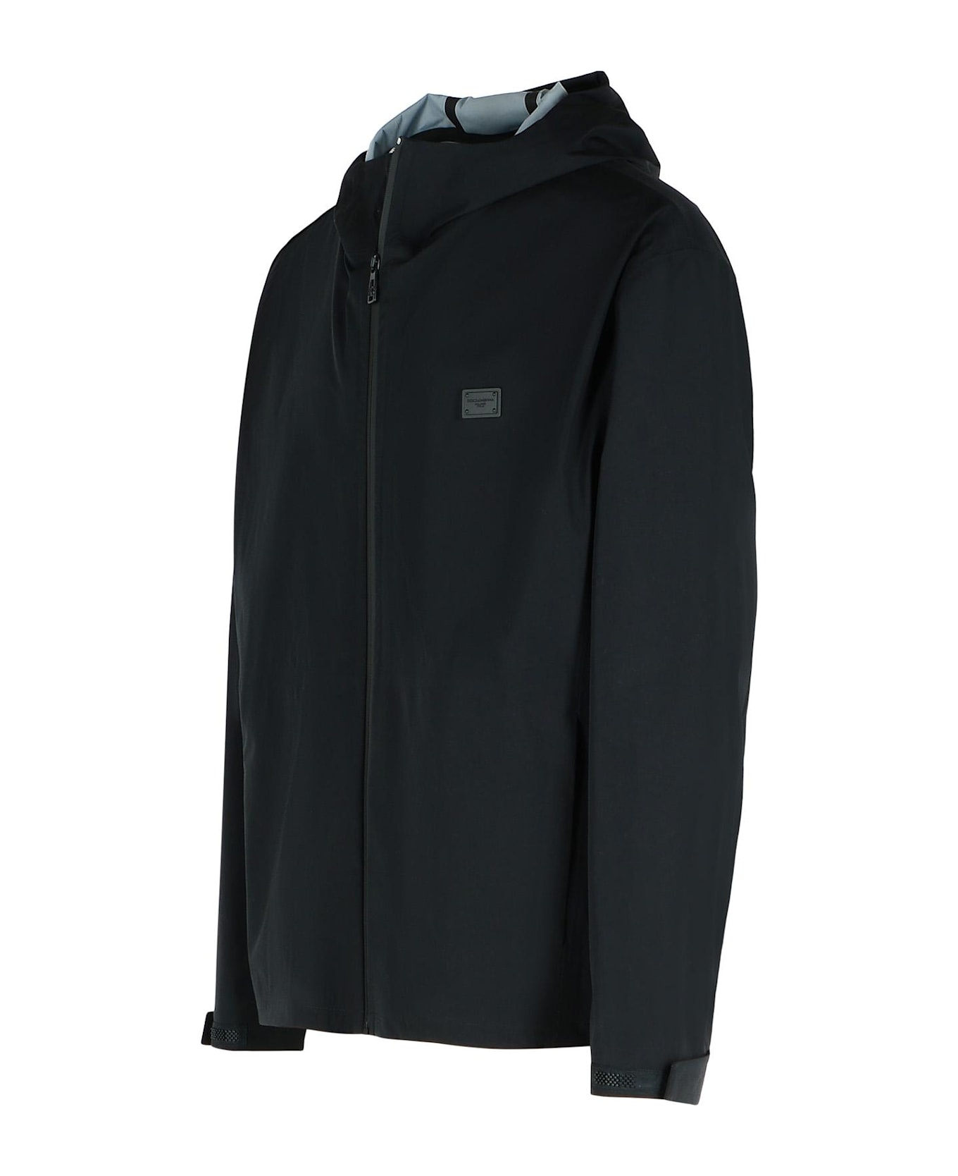 Black Nylon Jacket - 2