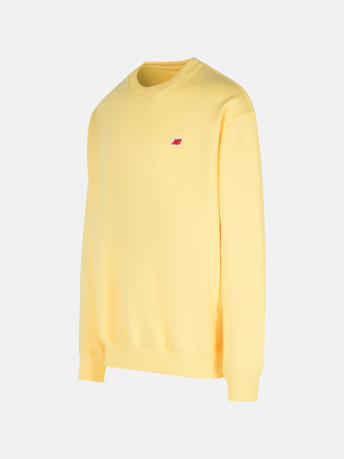 CREAM COTTON SWEATSHIRT - 2