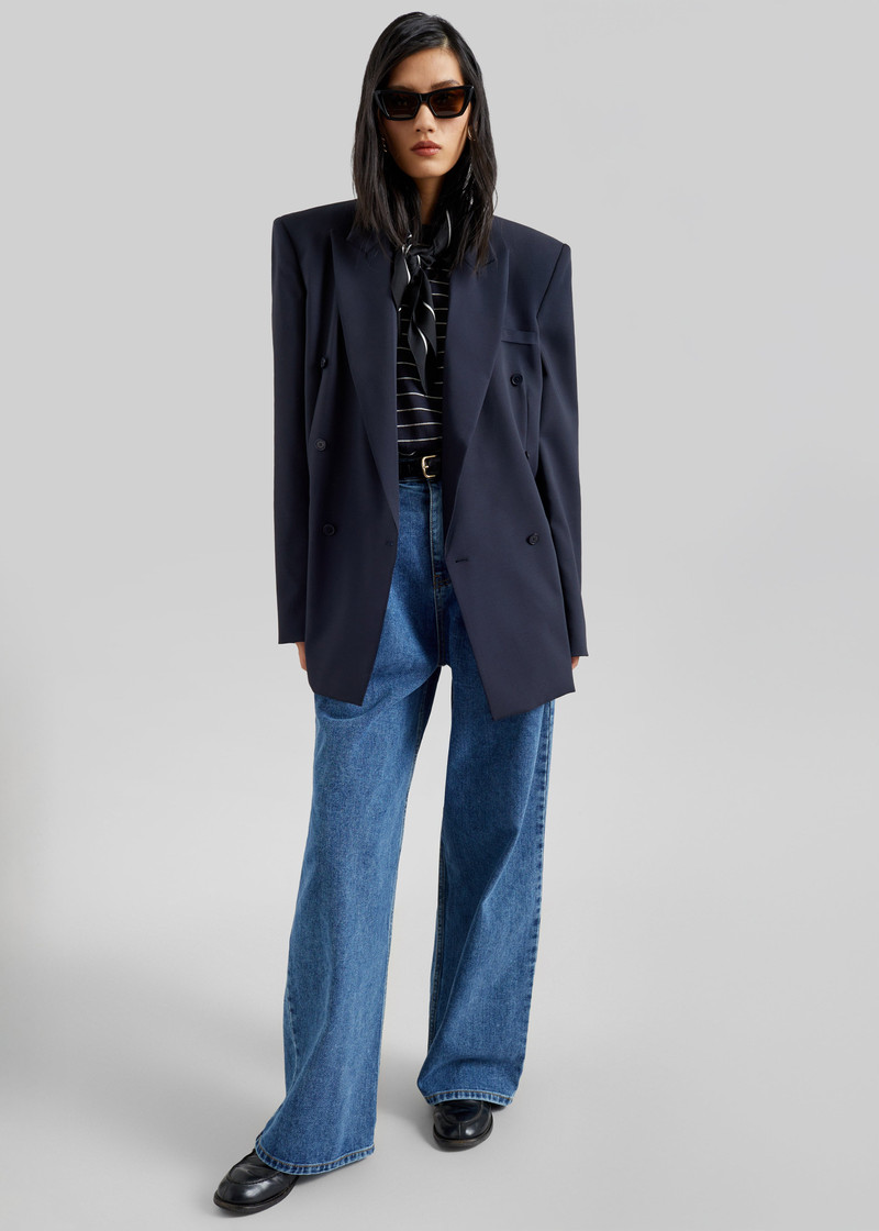 Monterey Structured Blazer - Dark Navy 5