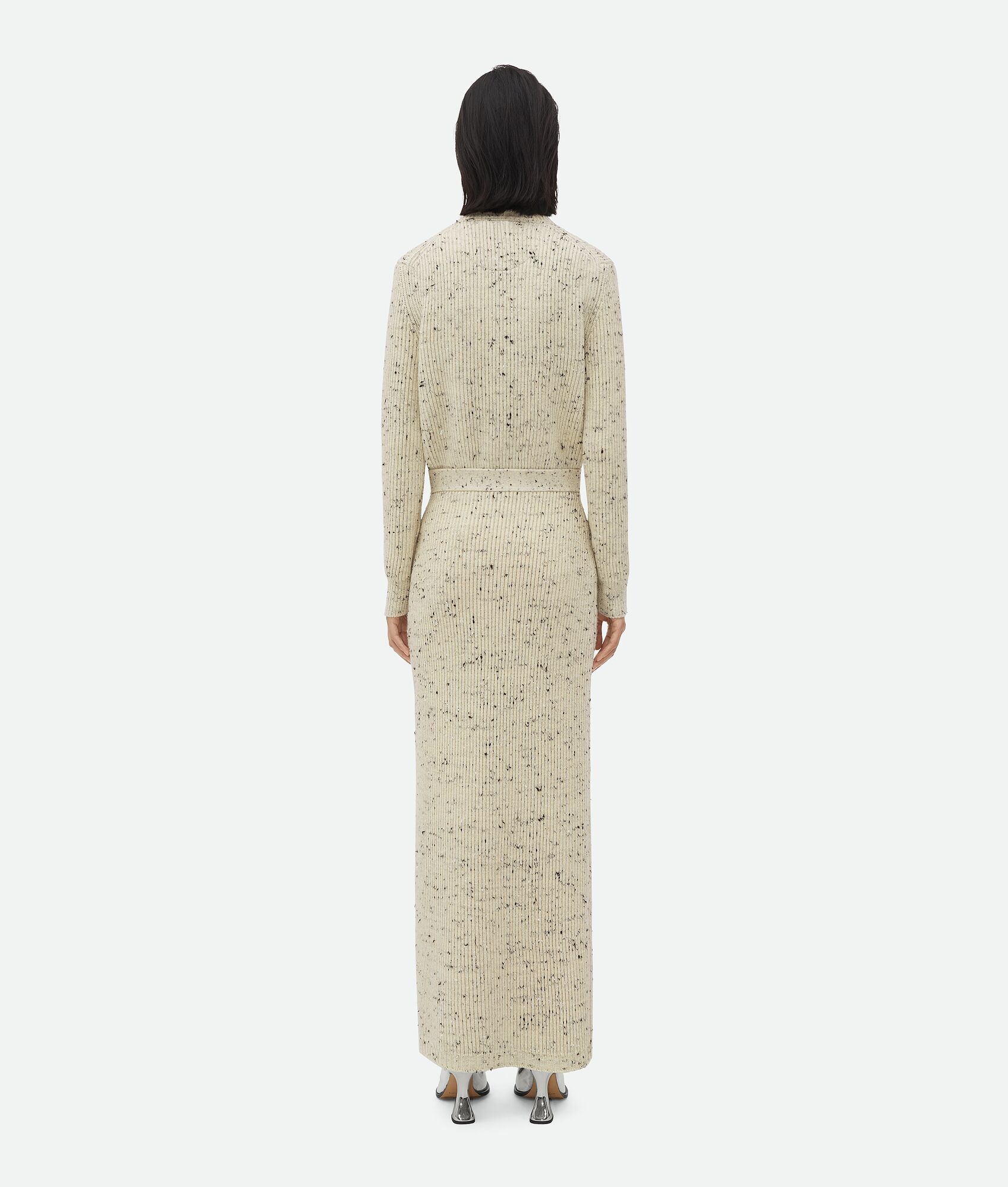 Textured Wool Rib Skirt - 3