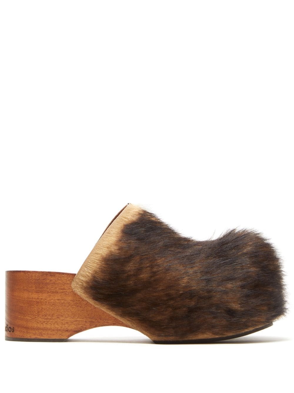 wood clogs - 1