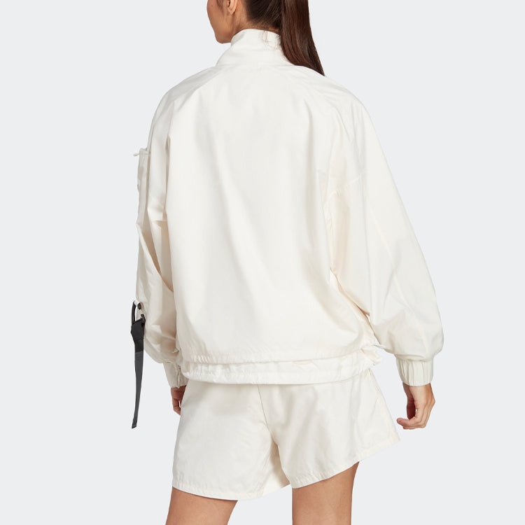 (WMNS) adidas City Escape Loose Track Tops 'White' IA2135 - 3